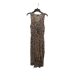 Leopard Print MIDI Dress